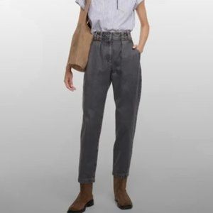 Who What Wear High Waisted Tapered Jeans